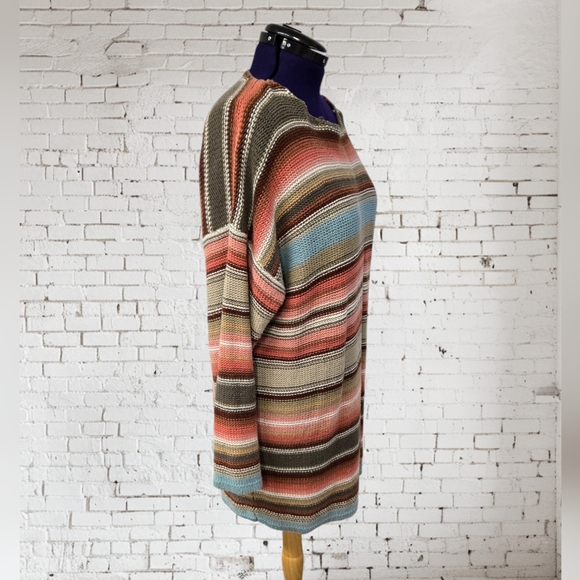 Vintage Jacque & KoKo Striped Tee Plus Size - Picture 3 of 9